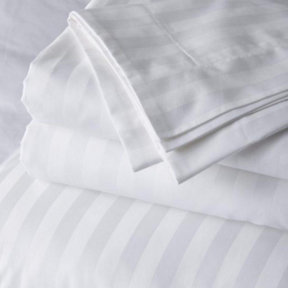 Lenjerie de pat tip hotel, 2 persoane, 100% bumbac