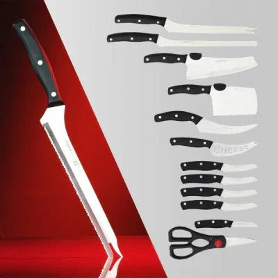 1+1 CADOU Set 13 unelte culinare profesionale, lama inox