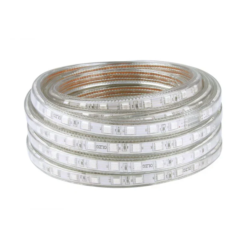 Furtun LED tip banda, SMD, exterior, flexibil, multicolor, 10 Metri